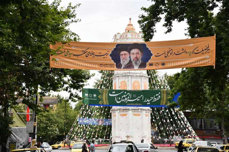 چشم‌نوازی بنرهای معنوی در ساری